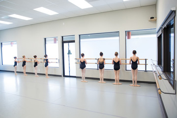 Fototapeta na wymiar Ballet Dance Class