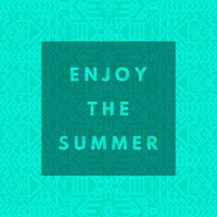 Summer hipster boho background