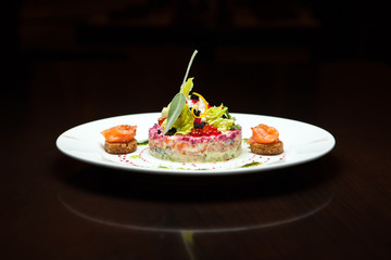 Russian salad- Herring under fur coat