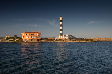 Fototapeta na wymiar Lighthouse in the bay