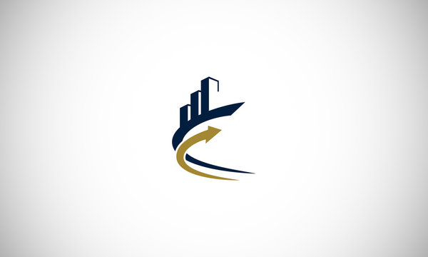  Building Business Arrow Logo