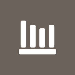 Car Icon on Dark Gray Color. Eps-10.