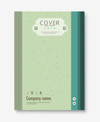 Vintage cover design template. book, brochure template. vector s