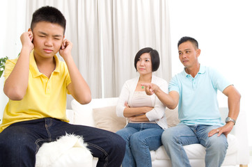 Asian family