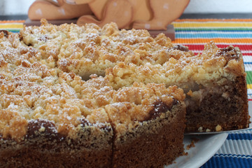 Birnenstreuselkuchen