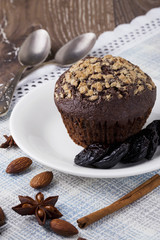 the chocolate muffin