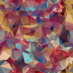 Triangle seamless pattern of geometric shapes