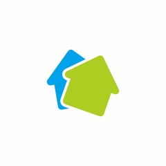 Fototapeta na wymiar Logo Twin House