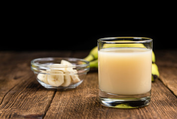 Fresh made Banana Juice
