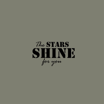 The stars they shine for you card