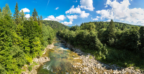 waterfalls in Yaremche, Carpathians