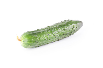Cucumber isolated on white