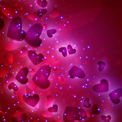 Valentines Hearts background