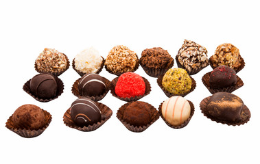 various chocolates
