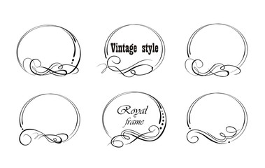 Retro frames. Variation