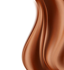 chocolate background. creamy abstract background. vector