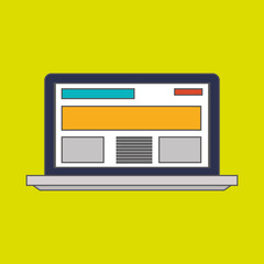 laptop icon design