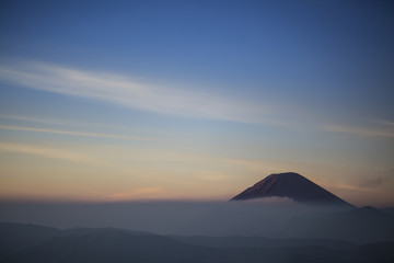  Indonesia, Mount Bromo volcanoes in Bromo Tengger Semeru National Park, East Java, one of Landscape landmark in Aisa.