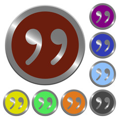 Color quotation buttons