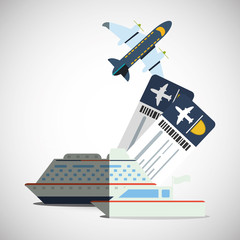 Travel icon design