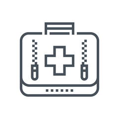 Medical kit icon