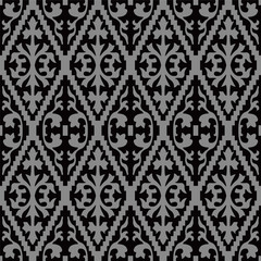 Elegant dark antique background image of 
jagged check spiral