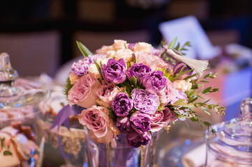 Table setting for wedding or event