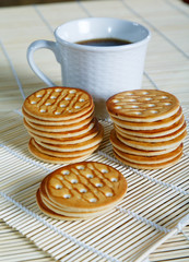 morning tea and cookies in the kitchen