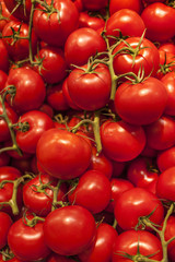 Bunch of red tomatoes