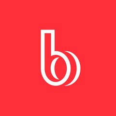 Letter B logo icon design template elements © arbuzu