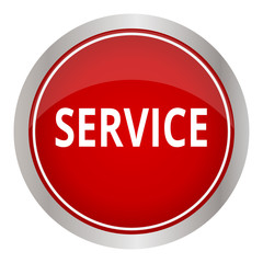 Vector icon with the word SERVICE