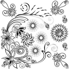 black and white picture for coloring book