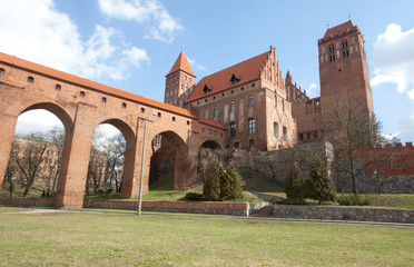Fototapeta premium Zamek w Kwidzynie, Polska, The castle in Kwidzyn, Poland