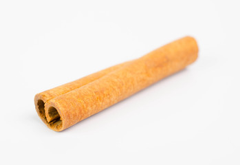 Cinnamon sticks isolated on a white background