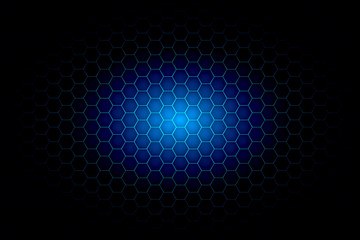 blue hexagon background