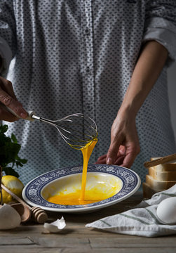 Chef preparing French toast