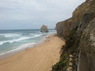 Über die Gibson Steps zum Meer, Great Ocean Road Australien