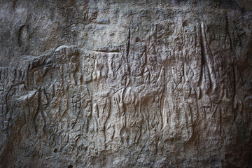 QOBUSTAN Prehistorical petroglyphs rock-painting in Azerbaijan