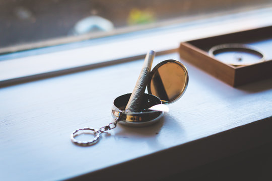 Medical marijuana, dried and ready for use with joint
