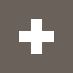Obraz premium Plus Icon on Dark Gray Color. Eps-10.