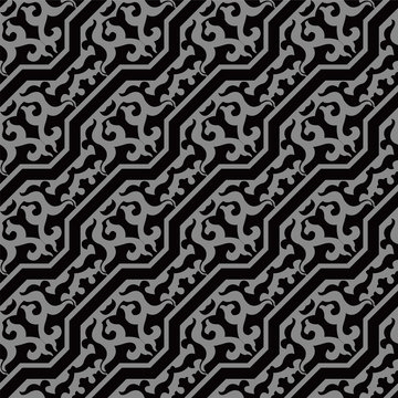 Elegant dark antique background image of geometry line royal kaleidoscope
