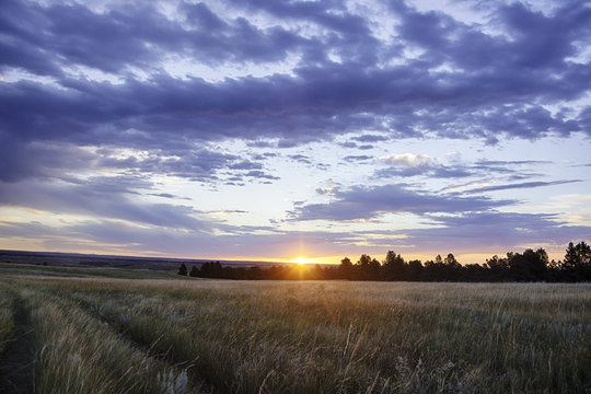 Fototapeta Sunrise in Wyoming
