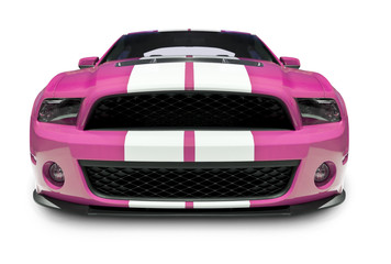 Pink Muscle Car