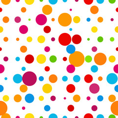 Abstract colorful round celebration background. Vector illustration template.