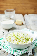 zucchini cheese rice