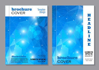 Modern brochure cover design 