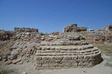 Fototapeta na wymiar Ruins of Laodicea on the Lycus, Turkey
