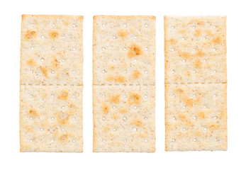 Small crackers isolated