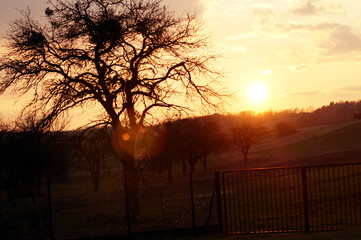Zachód słońca Wiosną © klumb