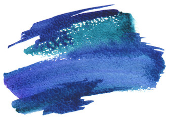 Naklejka premium Abstract watercolor brush strokes painted background.
